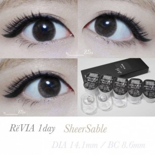 RēVIA Sheer Sable 1 Day 10片 RēVIA Sheer Sable 1 Day 10片